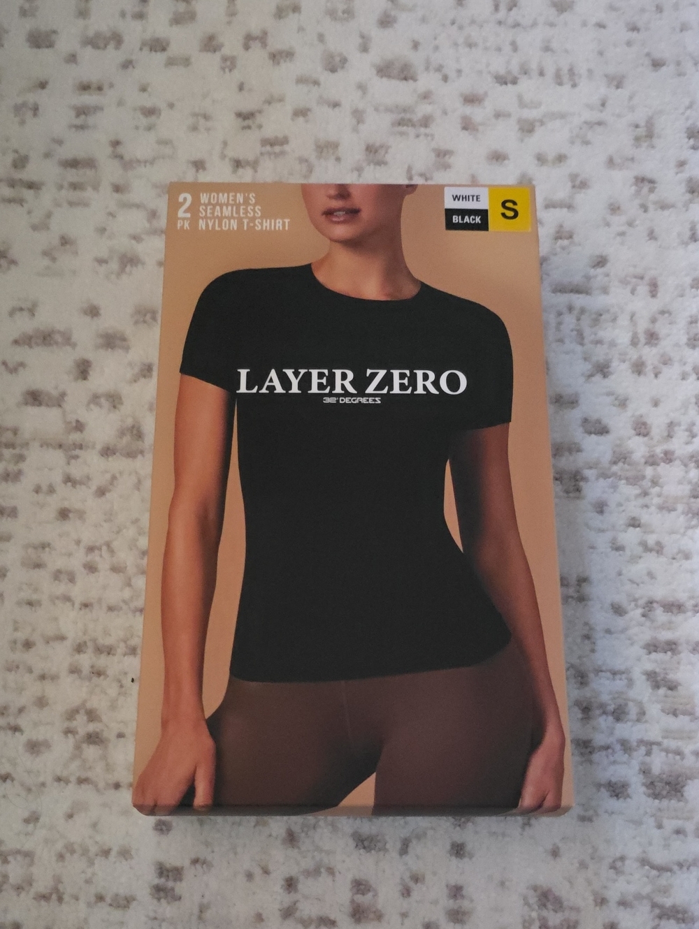 Layer Zero Women's Seamless Nylon T-Shirt - Black/White